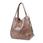 Vintage Luxury Women's Large Leather Handbags